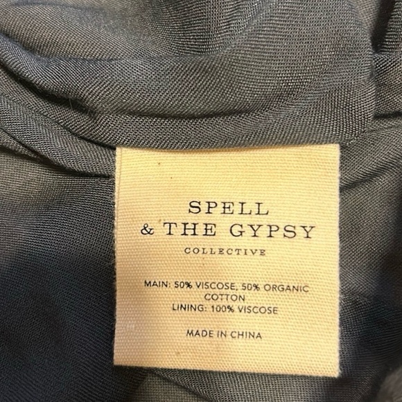 EUC Spell Juniper Maxi Skirt in Charcoal size small - Picture 10 of 11